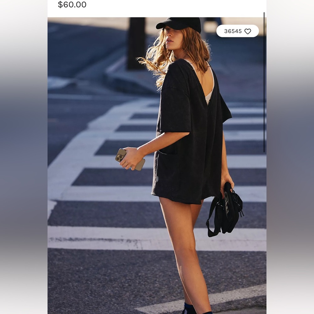 Free People Hotshot romper - Black